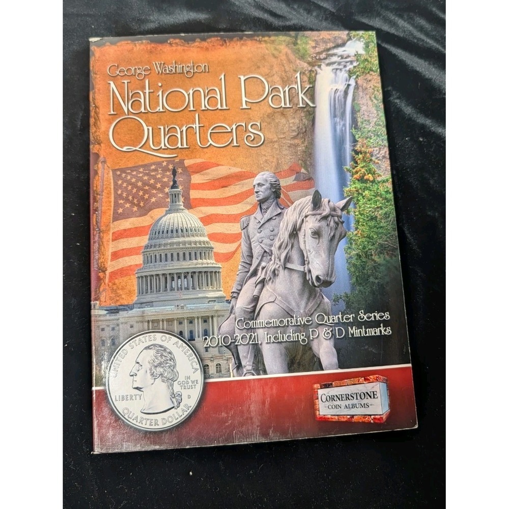 Zyrus Press National Park Quarters Album 2010-2021 George Washington P D Mint